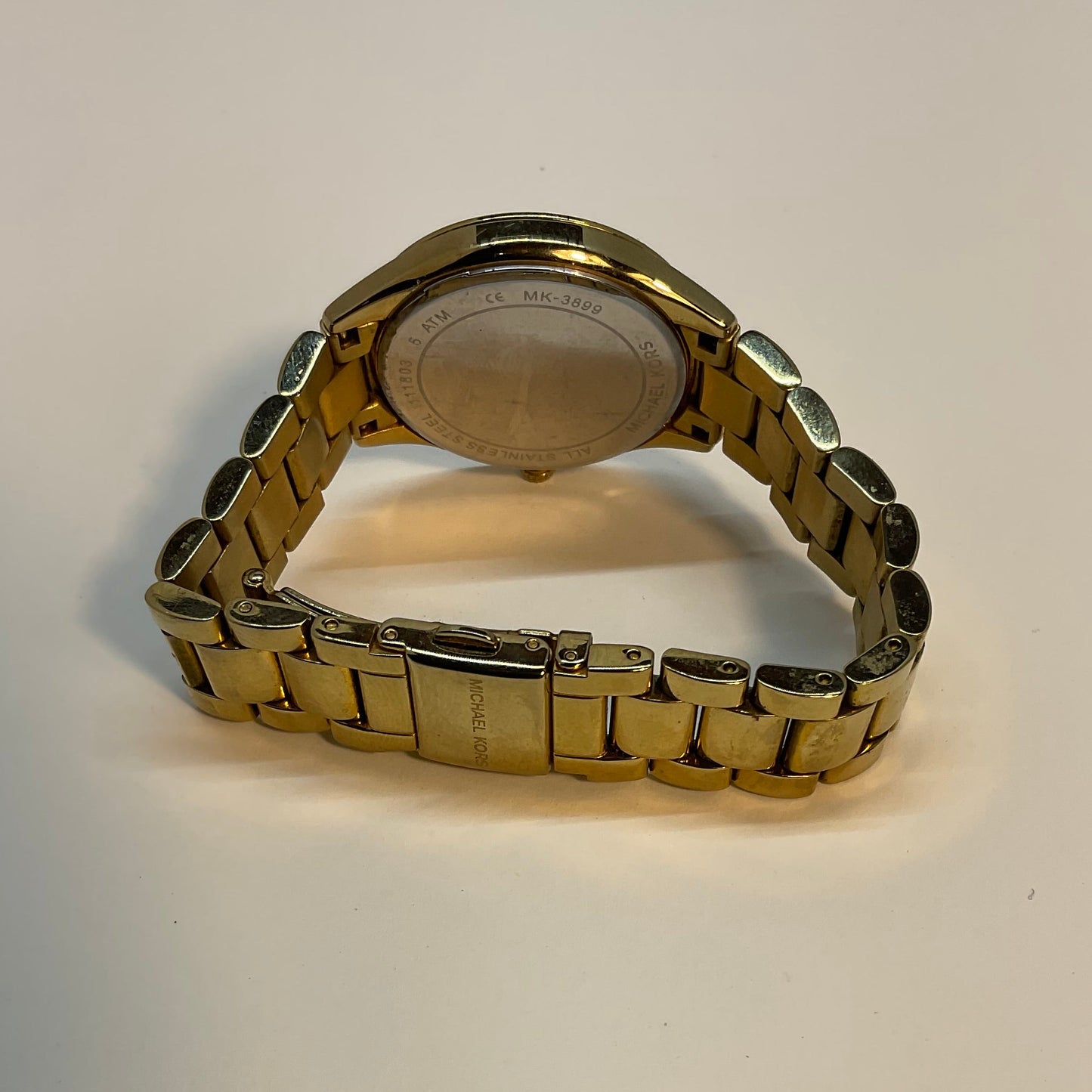 Michael Kors Mini Lauryn Pave Gold Tone Watch Model MK3899