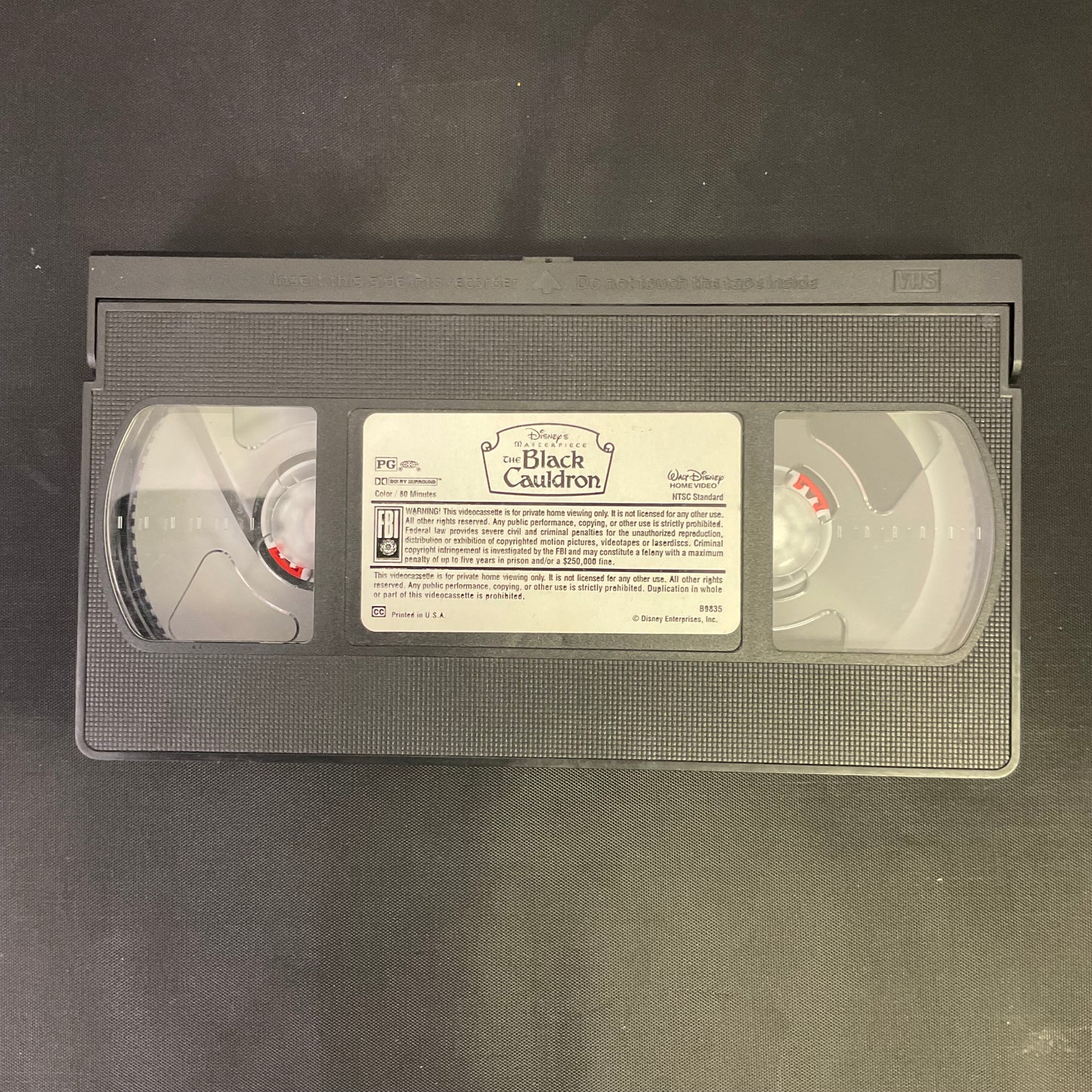Disney's Masterpiece The Black Cauldron VHS