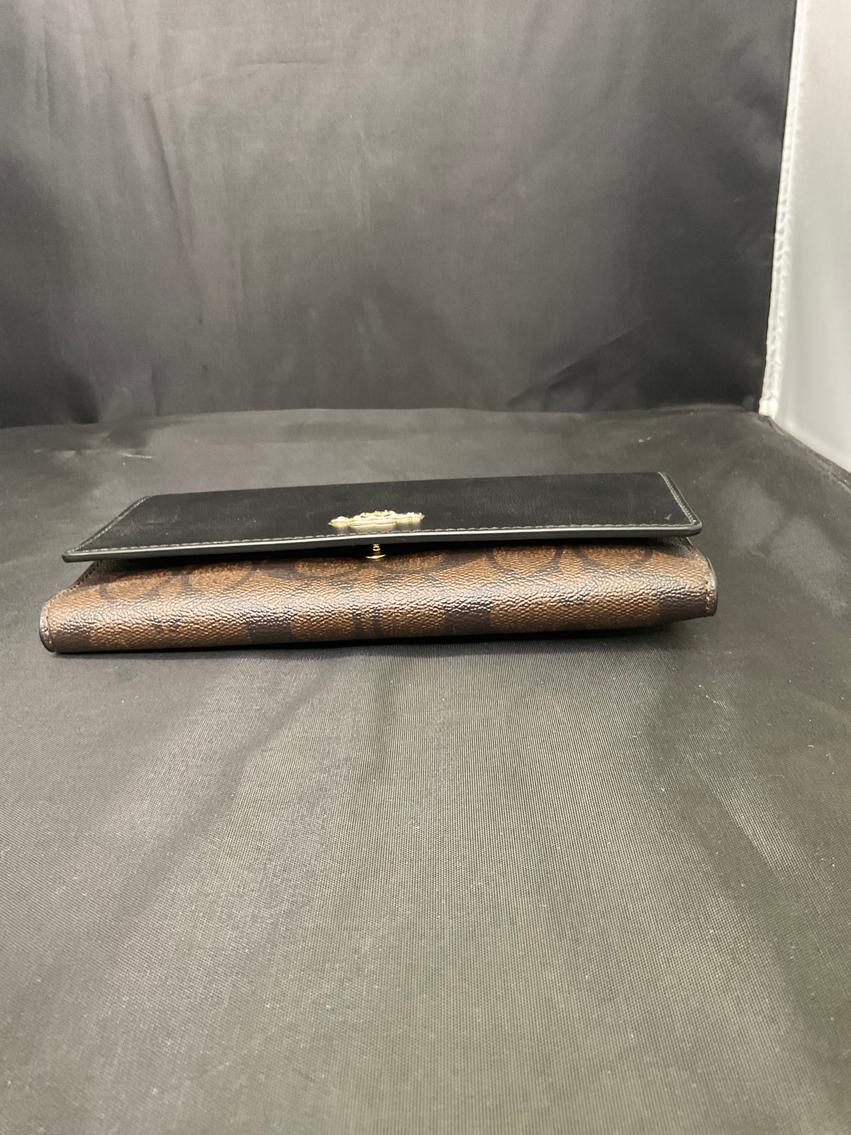 Coach Black Top Wallet F88024