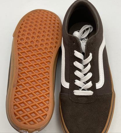 Vans Off the Wall Brown Tan Shoes Women's Size 6 Excellent Condition