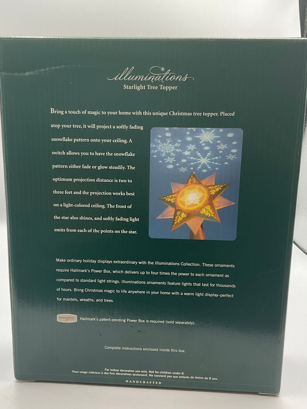 Hallmark Illuminations Starlight Tree Topper 2004 New In Box Untested