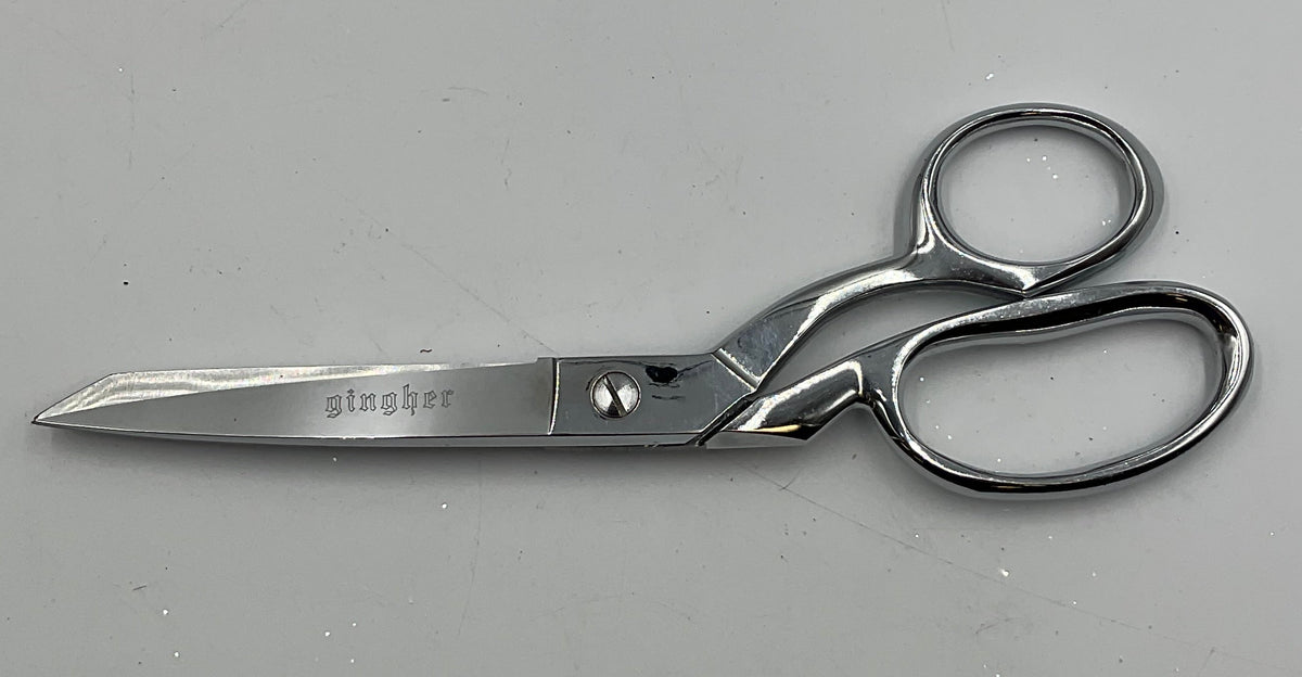 Gingher Vintage Mexico Knife Edge Bent Dressmakers Shears 8”