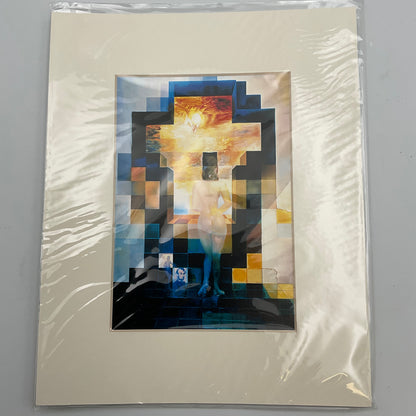 Salvador Dali Museum Reprint Gala Contemplating Mediterranean Sea Lincoln Portrait