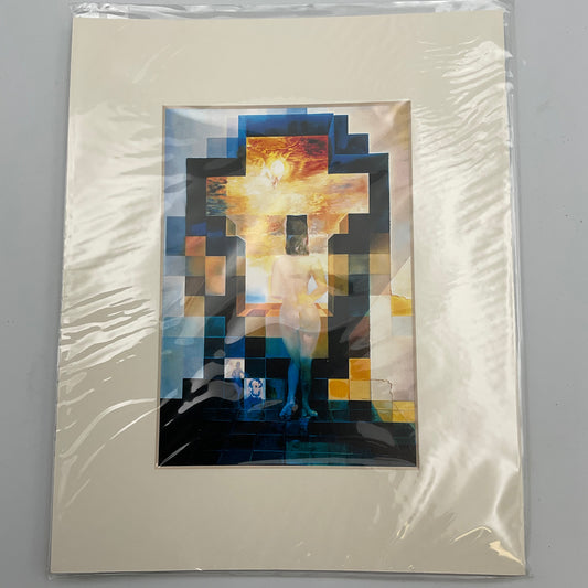 Salvador Dali Museum Reprint Gala Contemplating Mediterranean Sea Lincoln Portrait