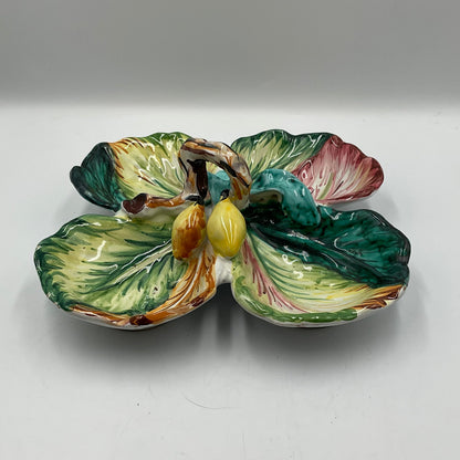 Majolica-Style Serving Dish