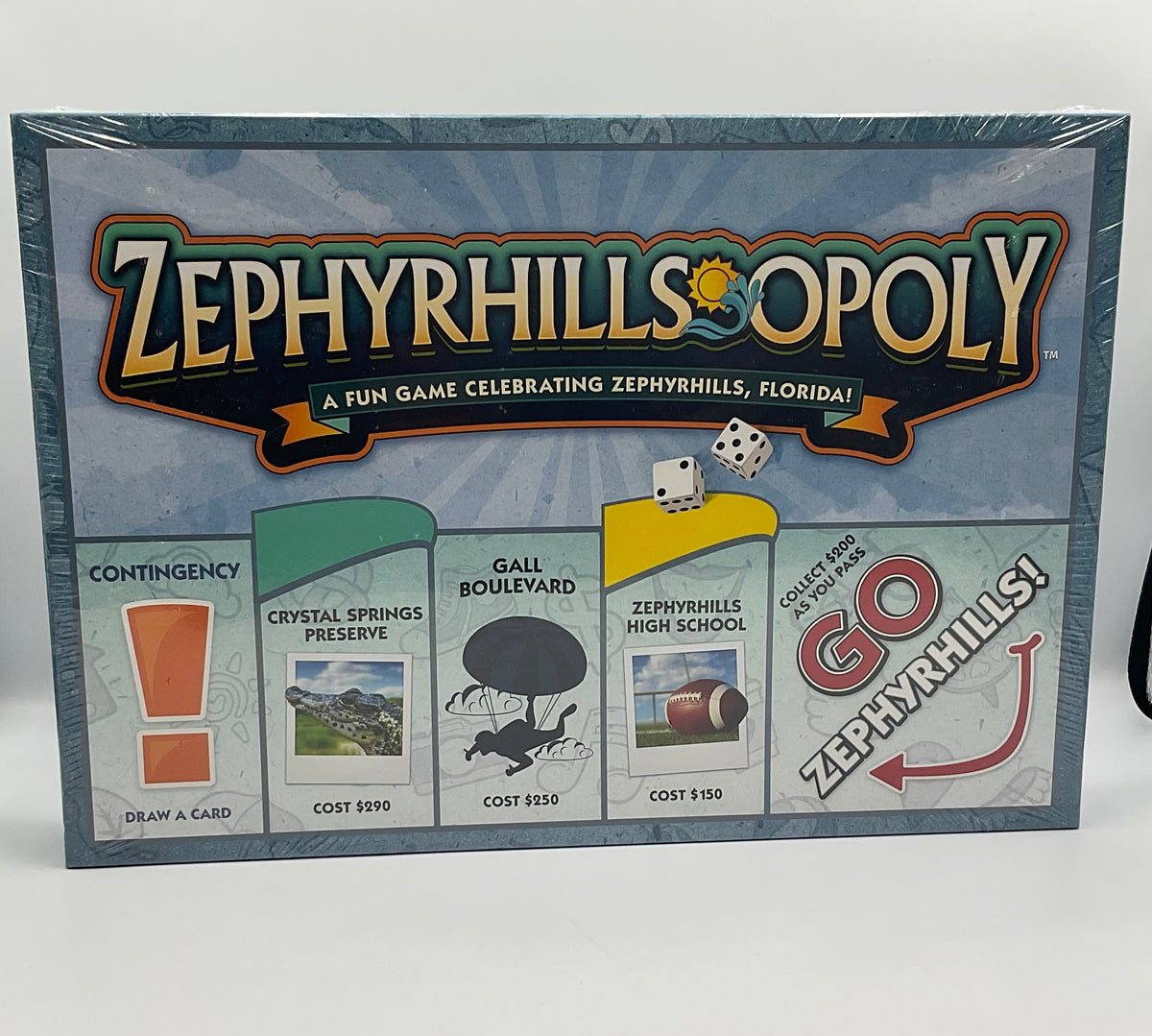 Zephyrhills Monopoly Board Game