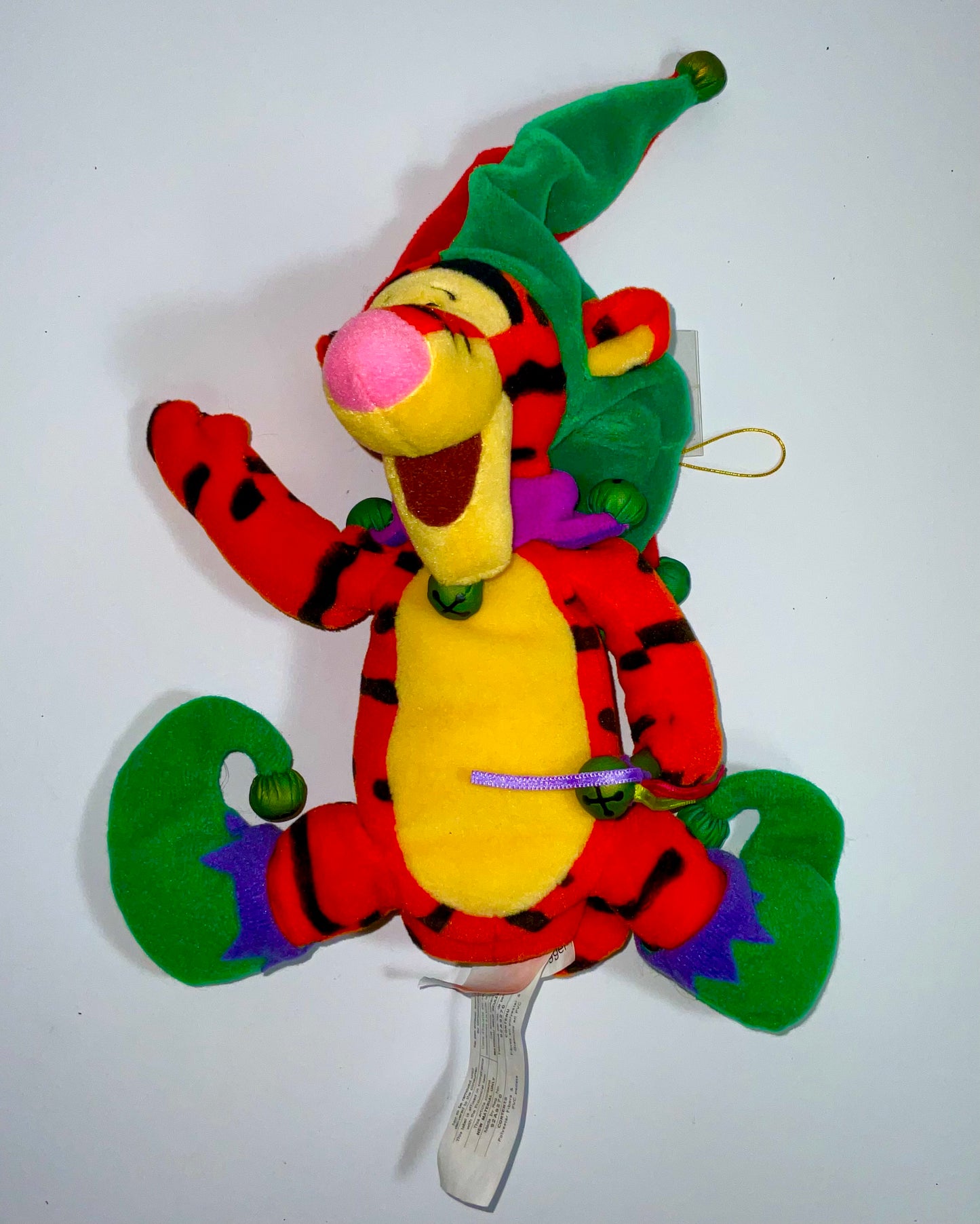 Tigger My First Christmas Vintage Winnie the Pooh & Friends Holiday Mini Beanbag Beanie Plush Disney Collectible