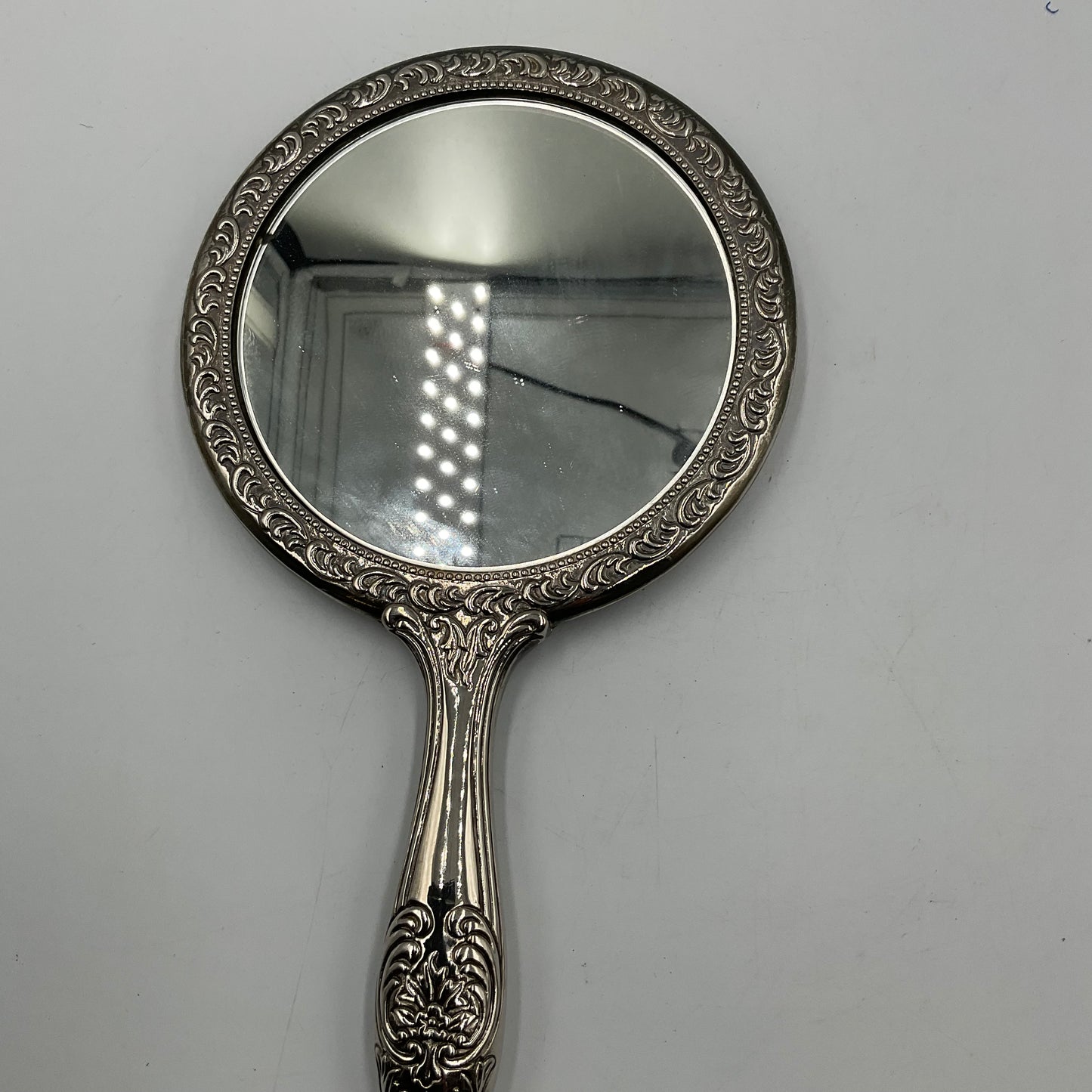 Vintage 3 Piece Vanity Set With Brush ,Comb , And Mirror