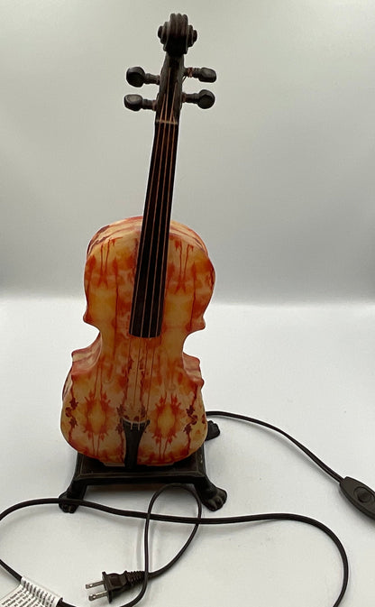 Vintage Murano-style Art Glass Violin Table Lamp