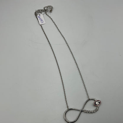 Georgia Bulldogs Infinity Necklace