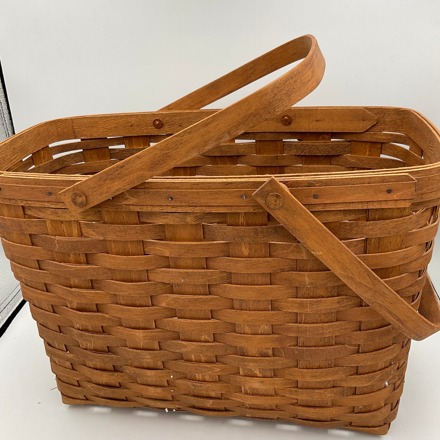Longaberger Large Rectangle Wooden Basket