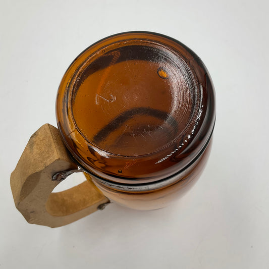 Vintage Siesta Ware Mug Amber Colored Glass