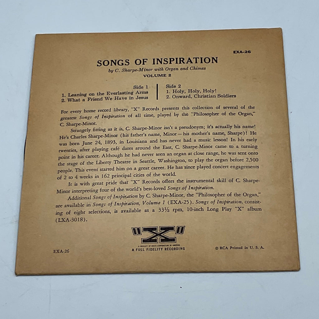 EXA-26 Songs of inspiration Volume 2 Vinyl Record