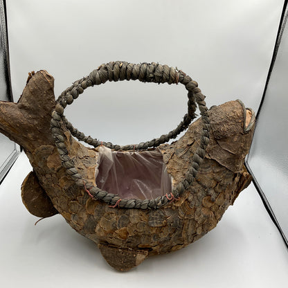 Handcrafted Decorative Fish Basket