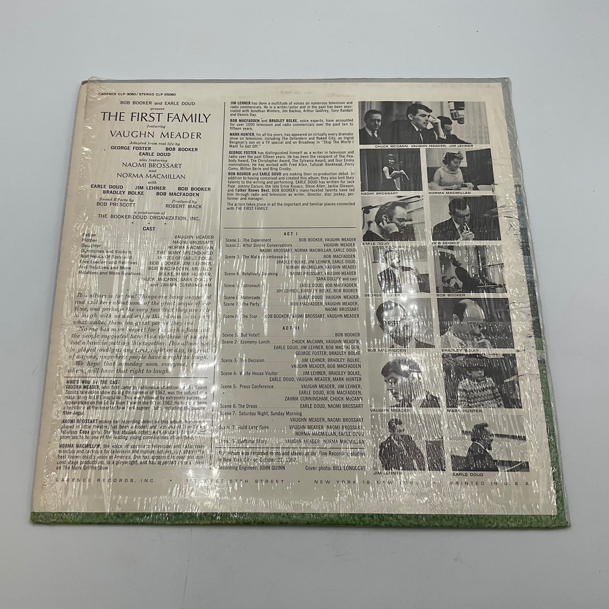 The First Family featuring Vaughn Meader Vinyl Record