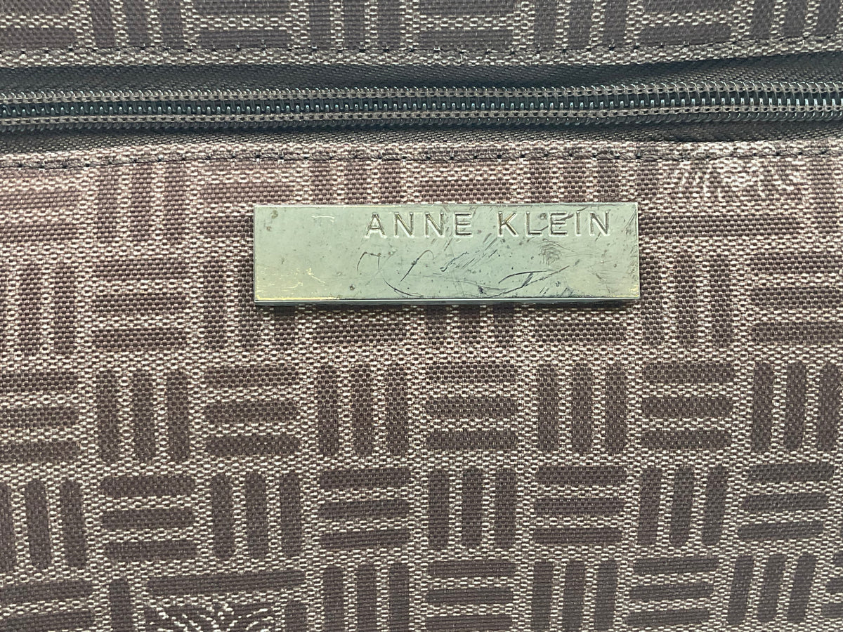 Anne Klein Iconic Lion Logo Print Tote Shoulder Travel Bag
