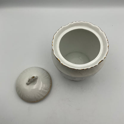 Bavaria Germany Porcelain Vase with Lid