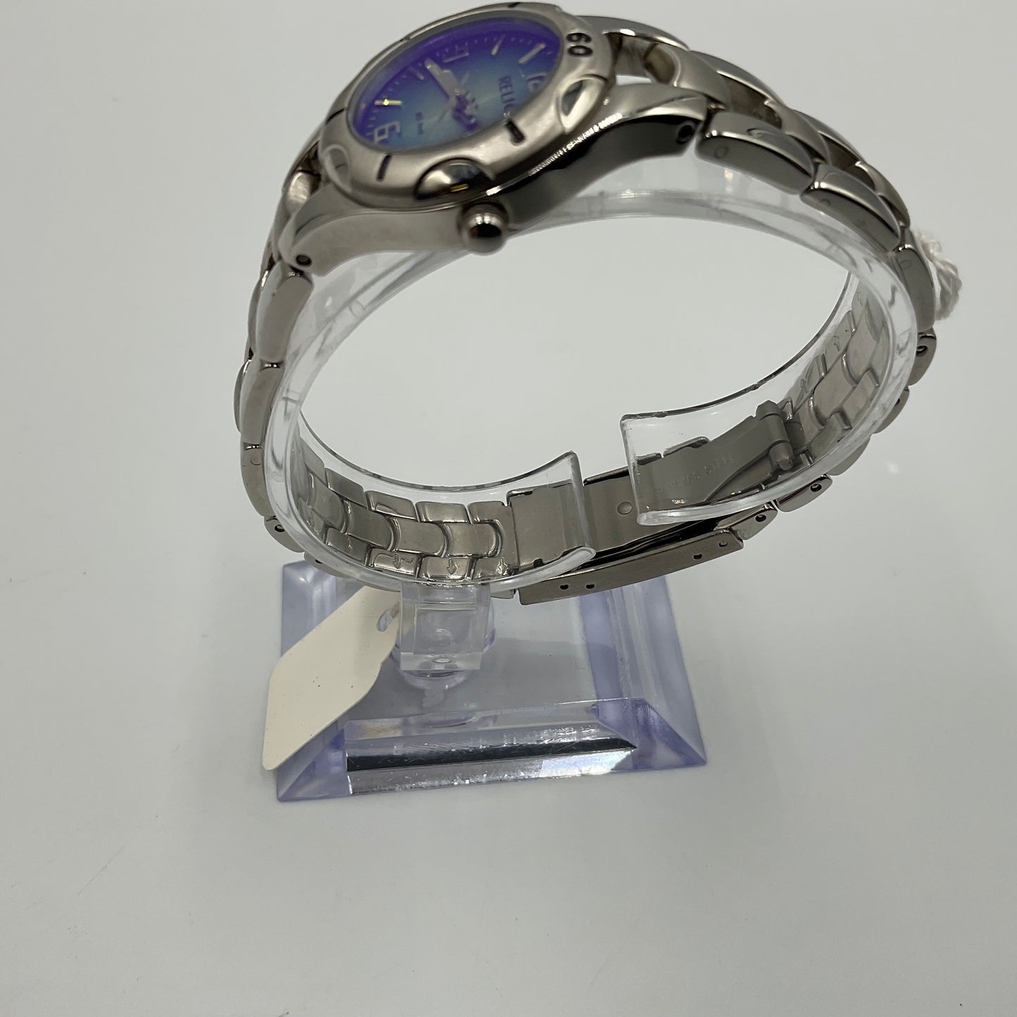 Relic Blue Face Silver Watch
