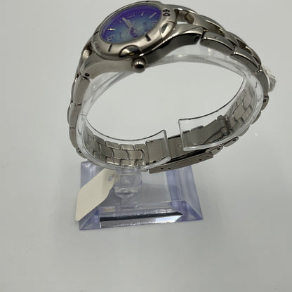Relic Blue Face Silver Watch