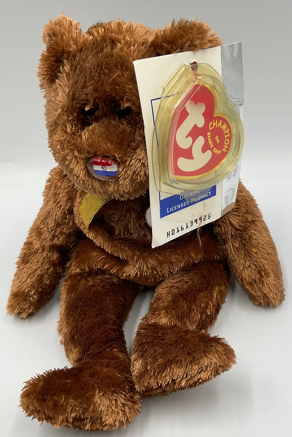 2002 Ty Beanie Baby FIFA World Cup Bear Paraguay
