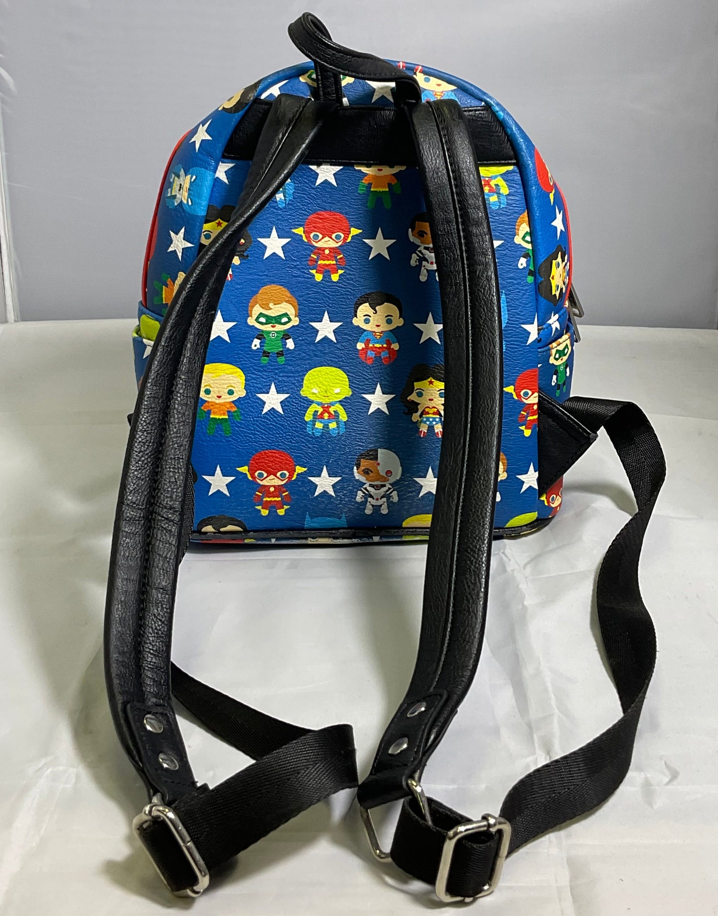 Loungefly DC Justice League Heroes Mini Backpack Excellent Condition