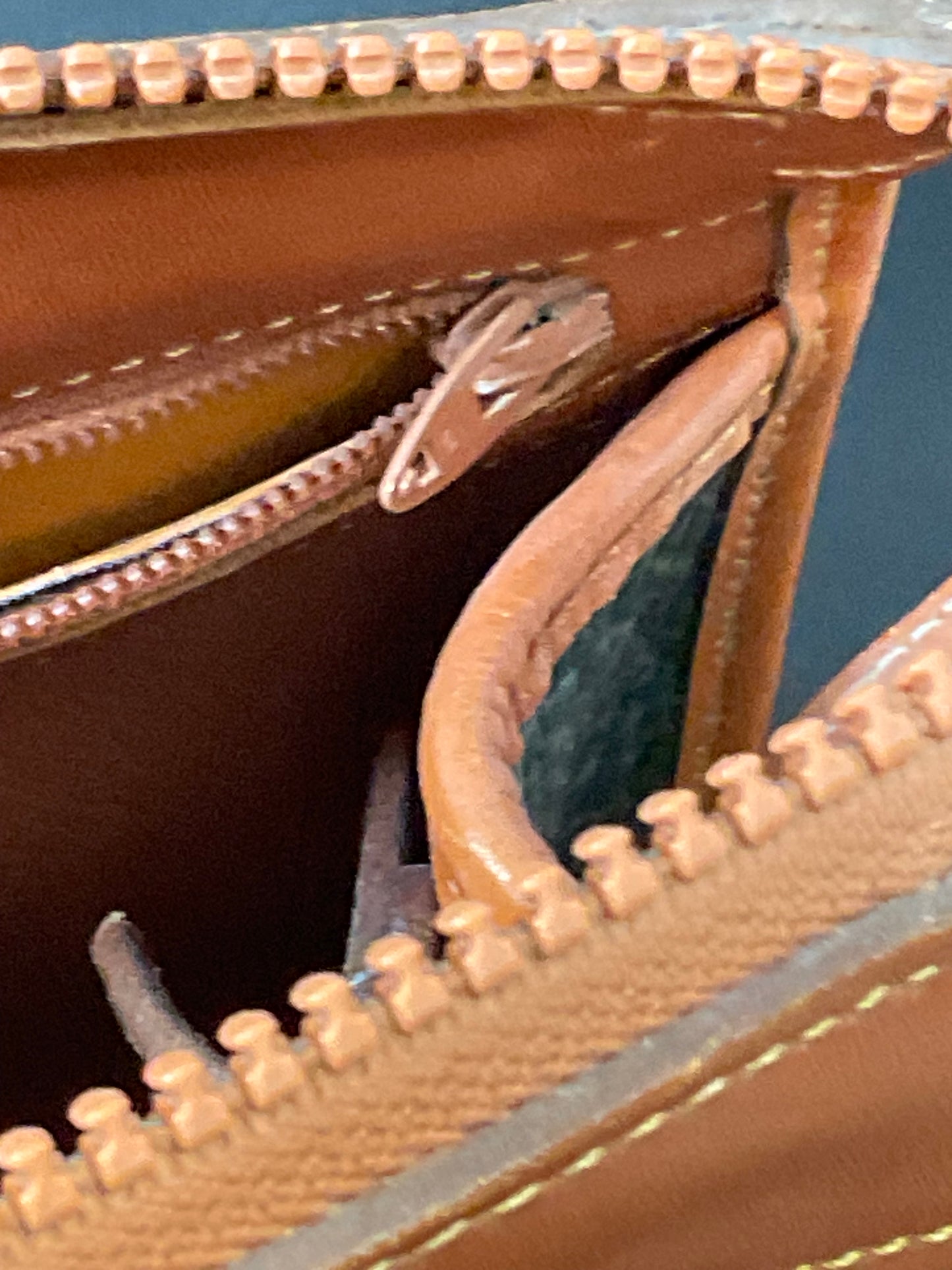 Dooney & Bourke Vintage All Weather Leather Two-Tone Tote Handbag