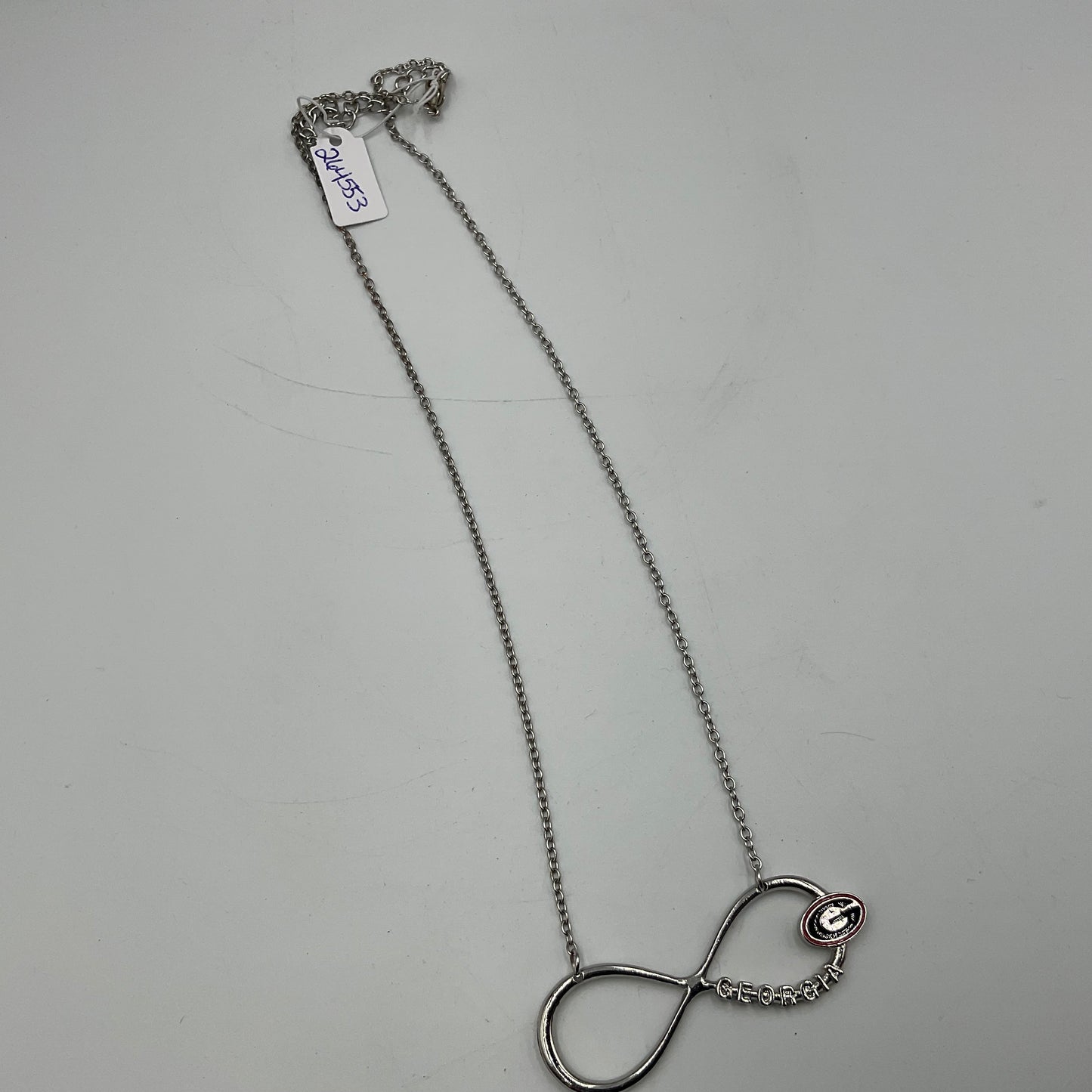 Georgia Bulldogs Infinity Necklace