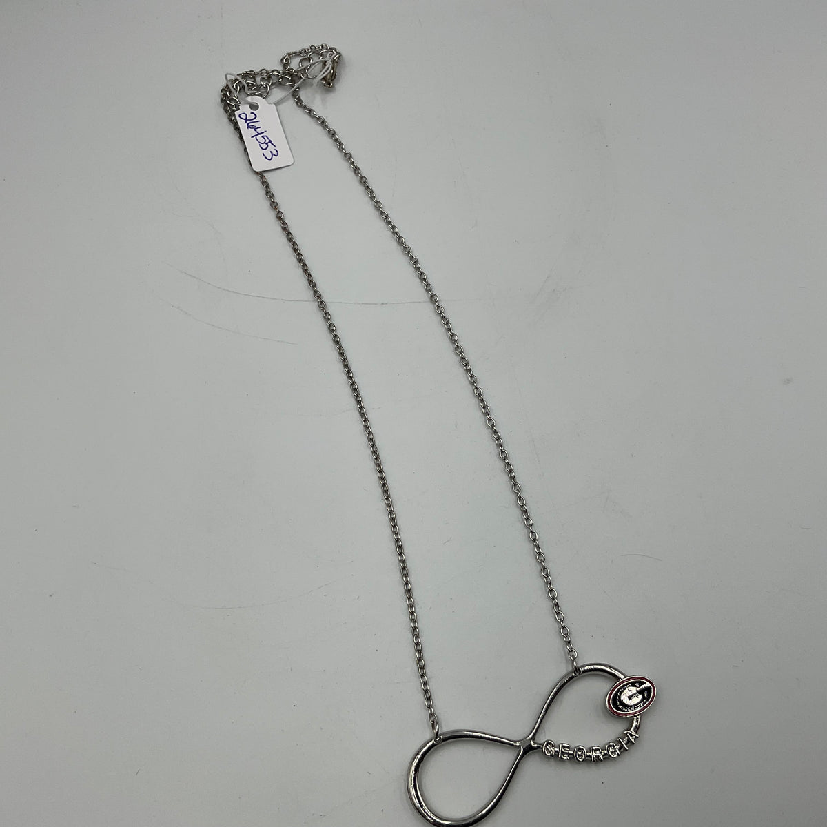 Georgia Bulldogs Infinity Necklace