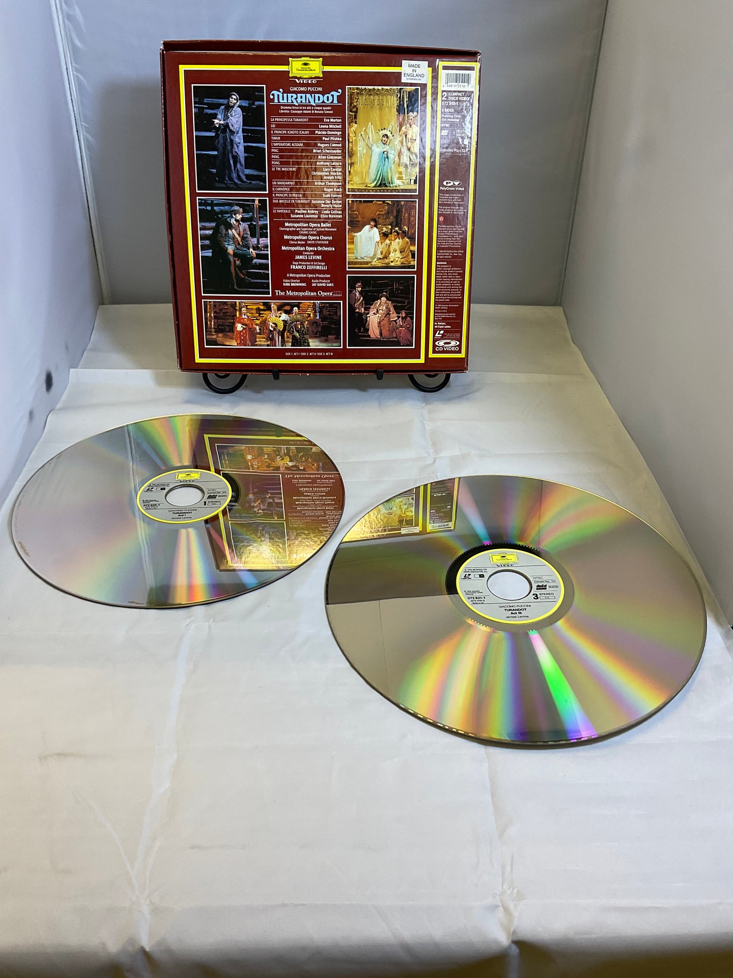 Giacomo Puccini Turandot The METROPOLITAN laser disc