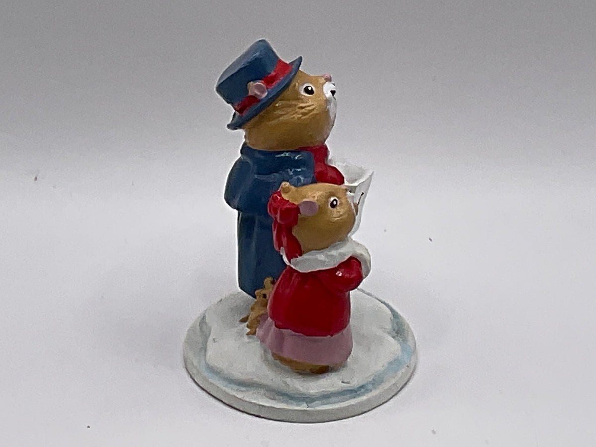 Avon Gift Collection Vintage Forest Friends Caroling Trio Mini Figurine Christmas Holiday Decoration Decor with Original Box