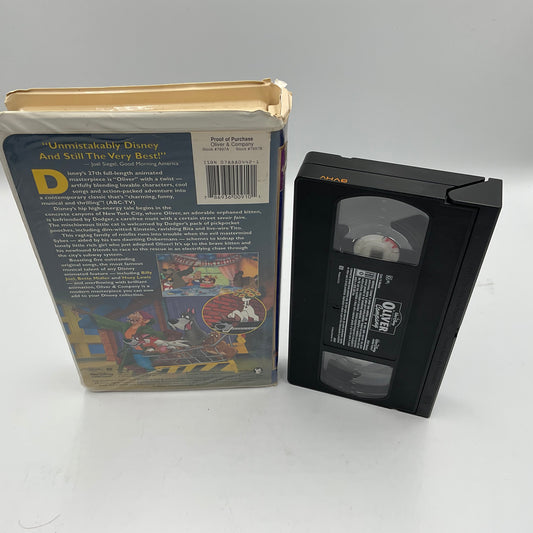Walt Disney’s Oliver & Company Vintage VHS Video Tape Movie