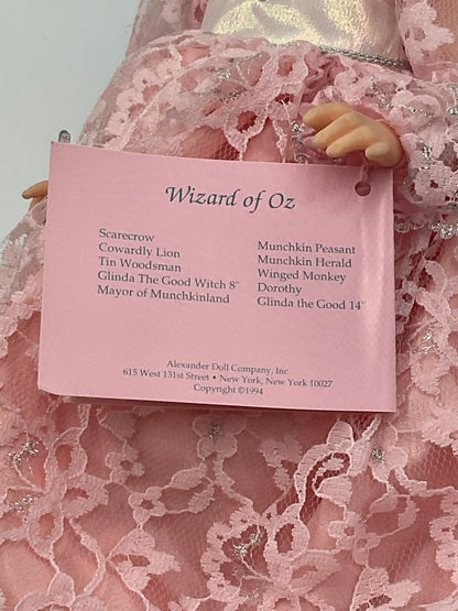 Vintage Madame Alexander The Wizard of Oz Glinda the Good Witch Doll with Tag , Pink Gown and Crown