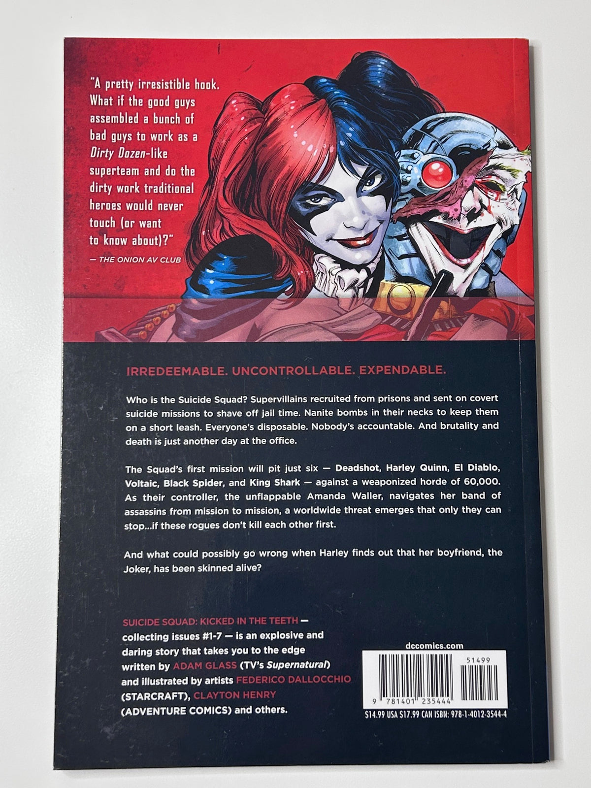 Suicide Squad Volume 1 Kicked in the Teeth DC Comics Comic Book Harley Quinn July 2012
