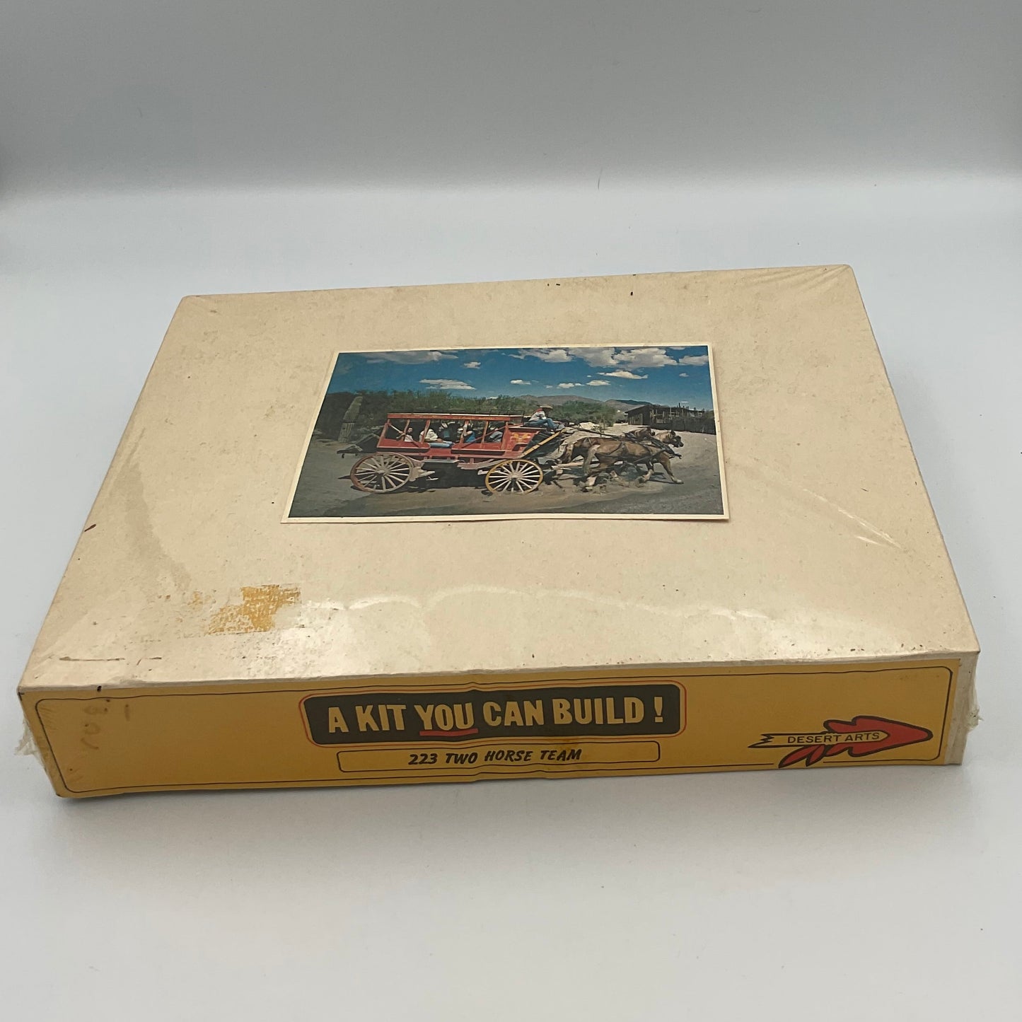 Vintage Wood Model Kit "Two Horse Team" Stagecoach By Desert Arts New in Package