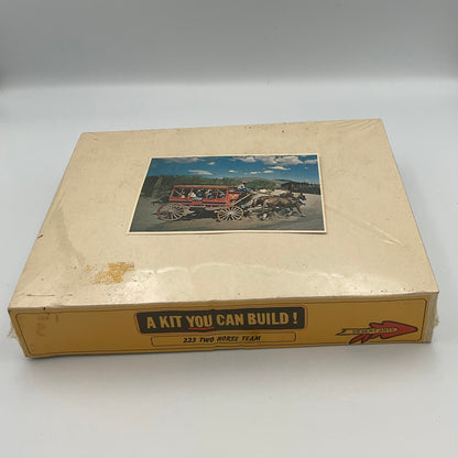 Vintage Wood Model Kit "Two Horse Team" Stagecoach By Desert Arts New in Package