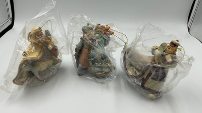 Thomas Kinkade “Old World Santas” Heirloom Christmas Ornaments