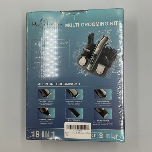Brightup 18-in-1 Rechargeable Men’s Grooming Kit New In Box Sealed