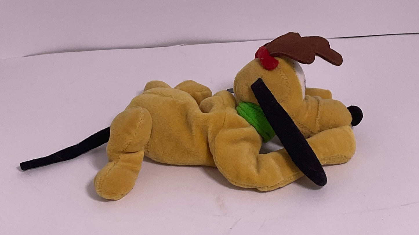 Disney MousekeToys Christmas Reindeer Pluto 9" Plush