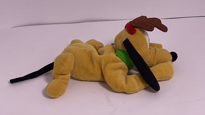 Disney MousekeToys Christmas Reindeer Pluto 9" Plush