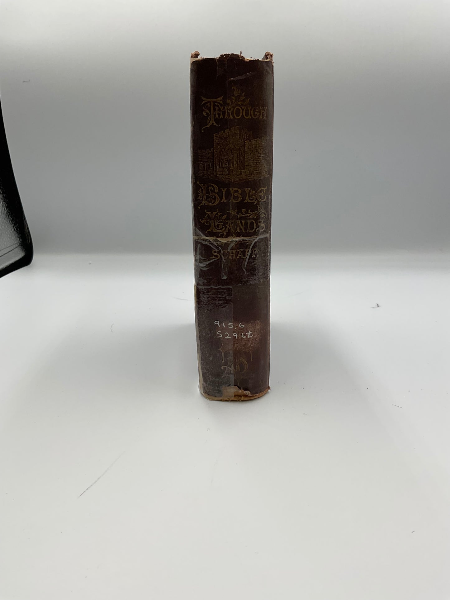 Through Bible Lands illustrated hardcover religious history reference book
