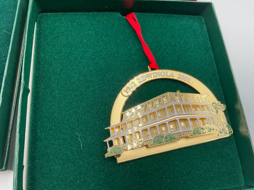Commemorative Holiday Ornaments Set of 4 Dade City’s Woman’s Club , Passover County Fair,  Edwinola , And Dade City Grammar School