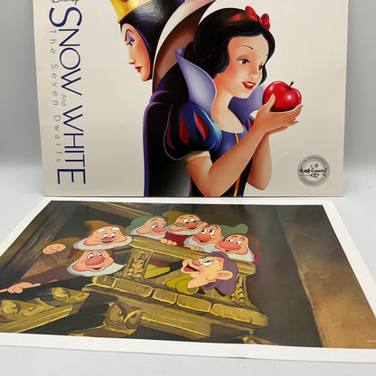 Snow White And The Seven Dwarfs Lithograph 4 Pack Set