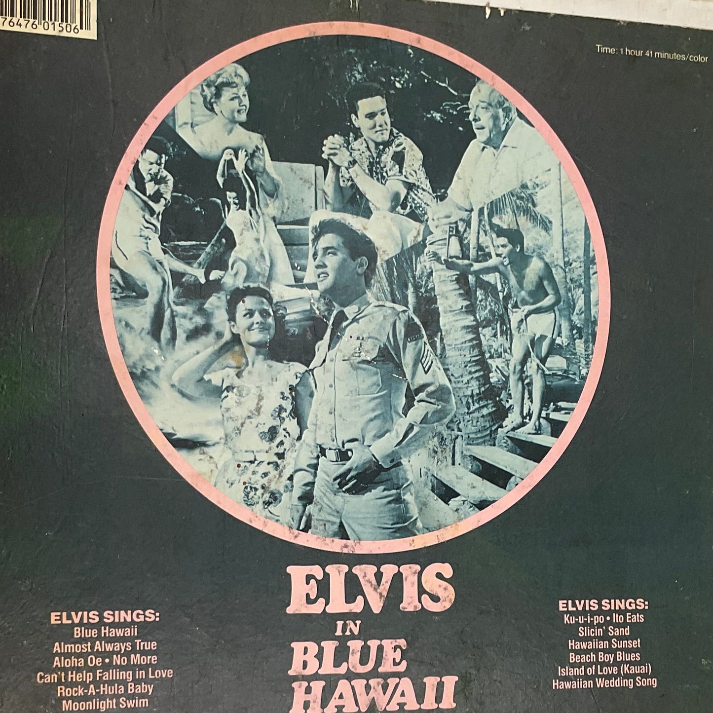 Elvis In Blue Hawaii Vintage RCA SelectaVision Video Disc Untested