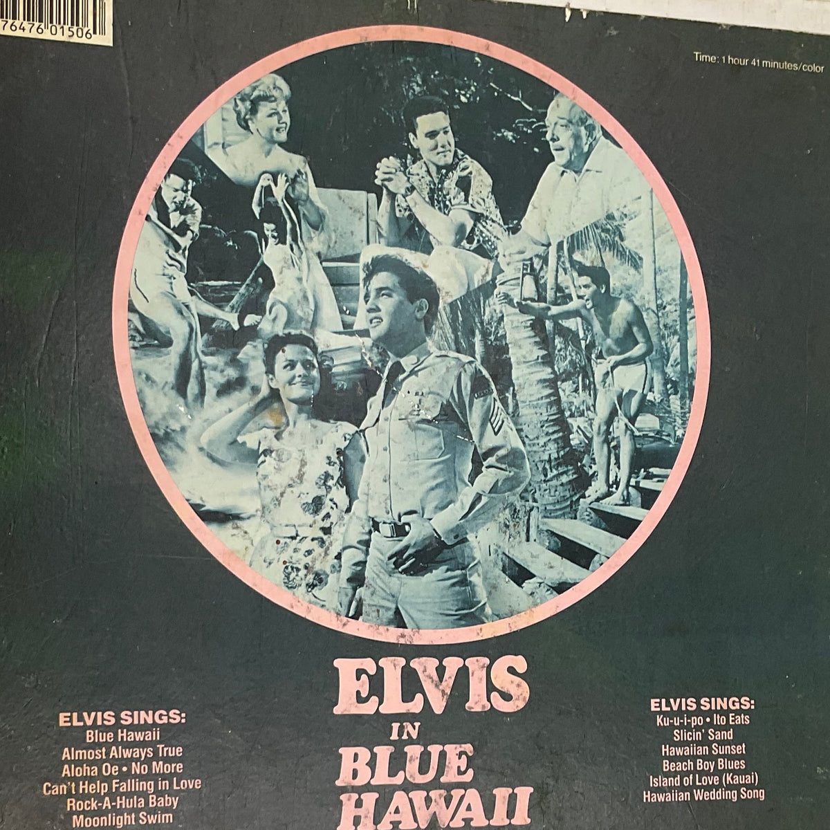 Elvis In Blue Hawaii Vintage RCA SelectaVision Video Disc Untested