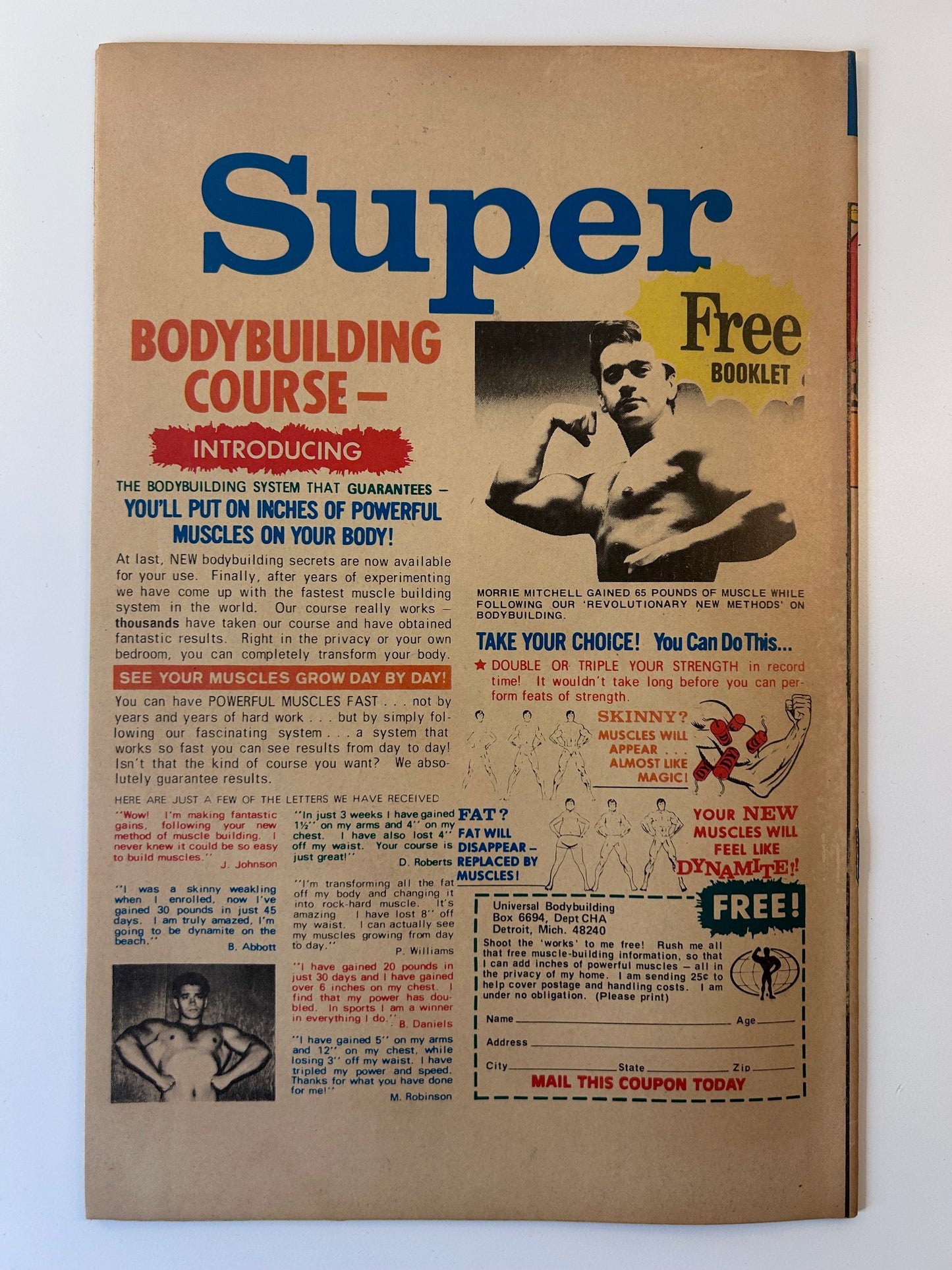 Judo Master #93 Meet The Tiger! Vintage 1966 Modern Comics Comic Book