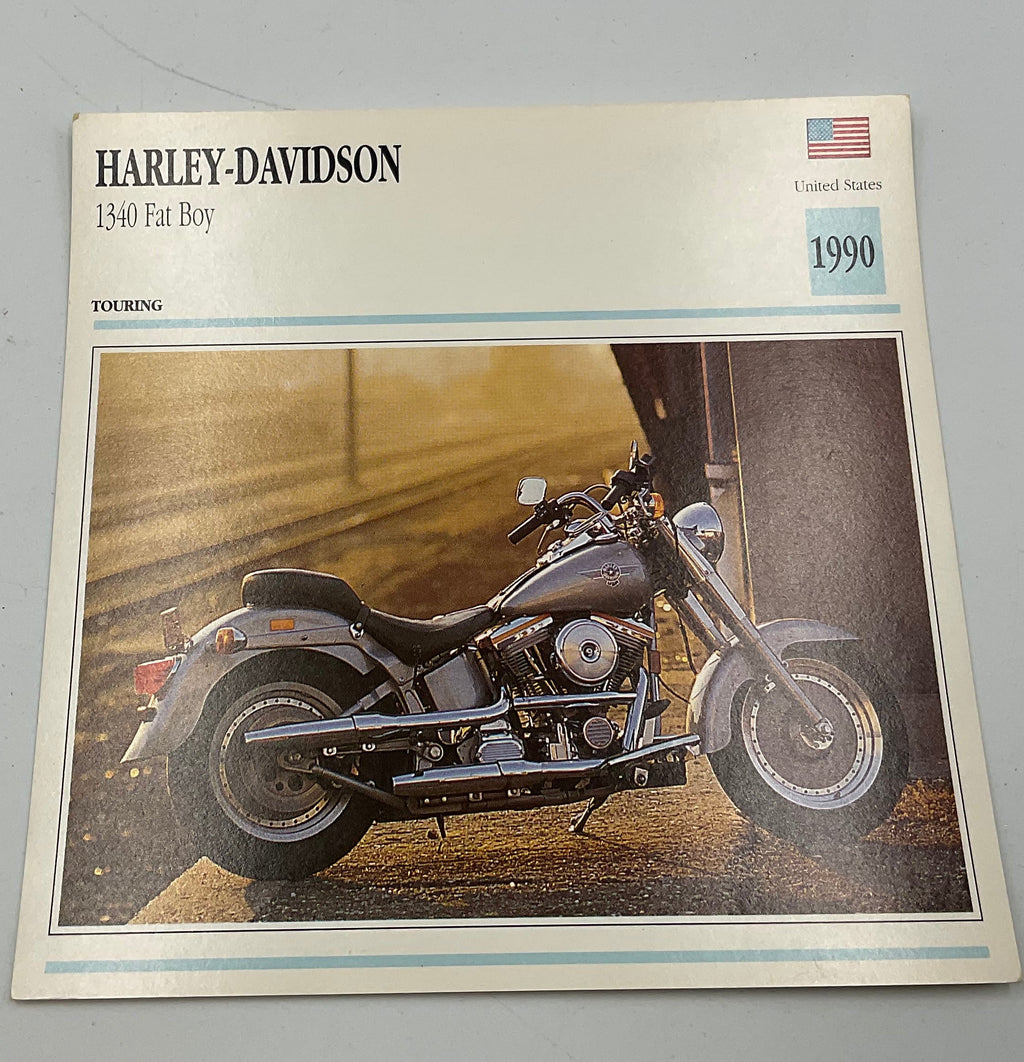 Vintage AJS 500cc Supercharged V4 Competition Motorcycle Info Card Spec Sheet