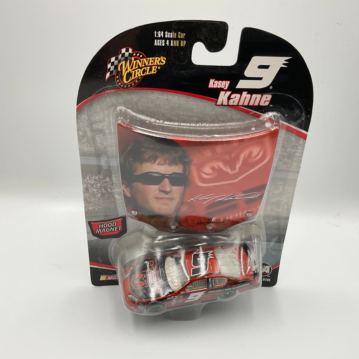 NASCAR Winner’s Circle Kasey Kahne #9 Die-Cast Replica with Hood Magnet