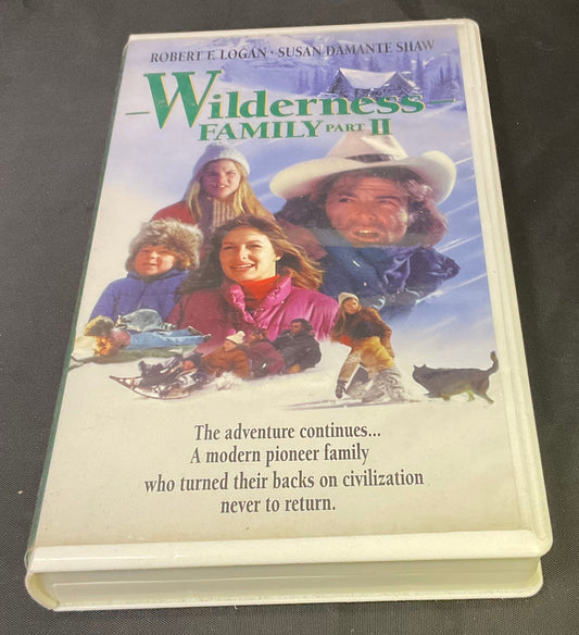 Wilderness Family Part 2 Vintage VHS Video Tape in Original Case