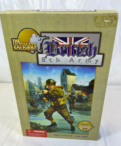 The Ultimate Soldier British World War 2 WWII 8th Army Soldier Collectible Action Figure New in Original Box