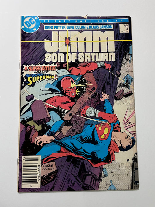 Jemm Son of Saturn #4 Vintage December 1984 DC Comics Comic Book